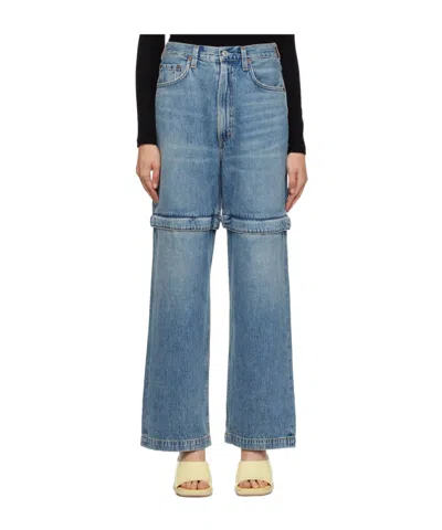 Agolde High Waist Denim Trousers