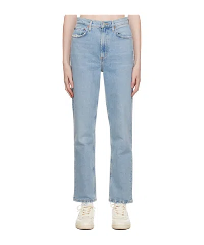 Agolde High Waist Denim Trousers
