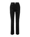 Agolde Freya High-rise Slim-leg Organic Jeans In Black