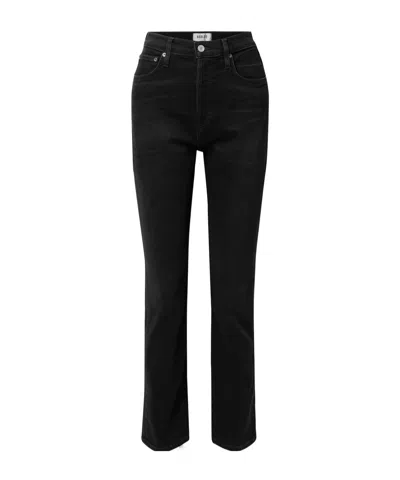 AGOLDE HIGH WAIST DENIM TROUSERS