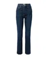 Agolde Freya High-rise Slim-leg Organic Jeans In Blue