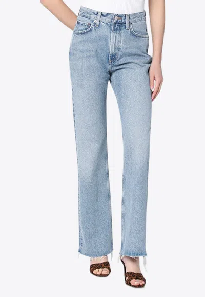 Agolde High-waist Faded Jeans