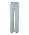 Agolde High Waist Straight Jeans In Blue