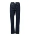 Agolde High Waist Straight Jeans In Blue
