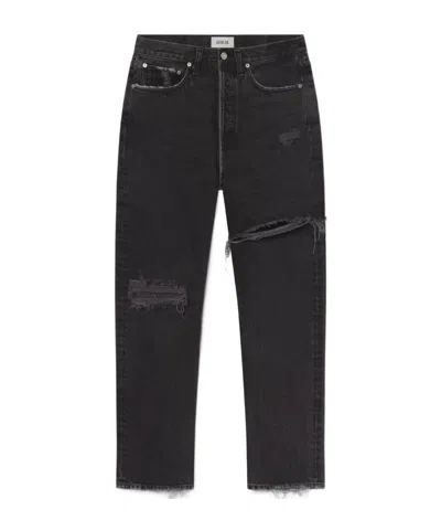 Agolde High-waisted Jeans In Black