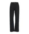 Agolde High-waisted Straight-leg Jeans In Black