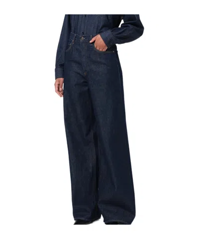 AGOLDE HIGH-WAISTED WIDE-LEG JEANS