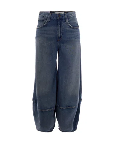 Agolde High-rise Barrel-leg Jeans In Avnu