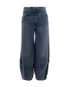 Agolde High-rise Barrel-leg Jeans In Avnu