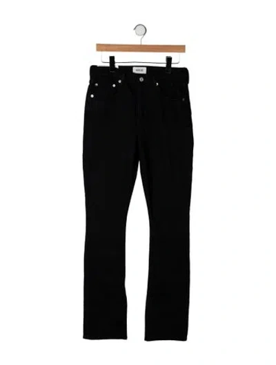 Pre-owned Agolde High-rise Flared Jeans In Black