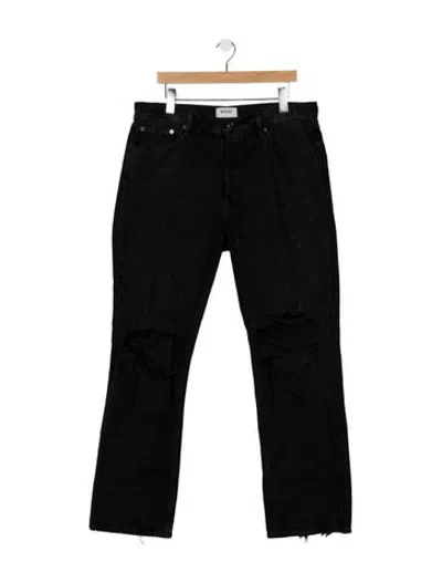 Pre-owned Agolde High-rise Flared Jeans In Black