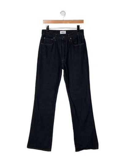 Pre-owned Agolde High-rise Flared Jeans In Blue