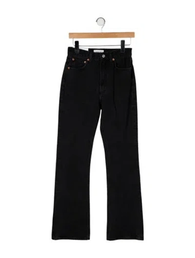Pre-owned Agolde High-rise Flared Jeans W/ Tags In Black