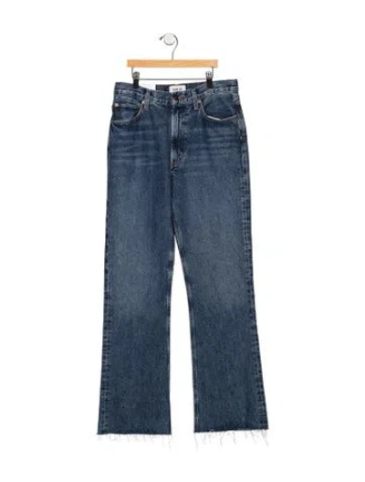 Pre-owned Agolde High-rise Flared Jeans W/ Tags In Blue