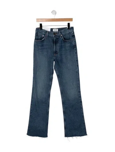 Pre-owned Agolde High-rise Flared Jeans W/ Tags In Blue