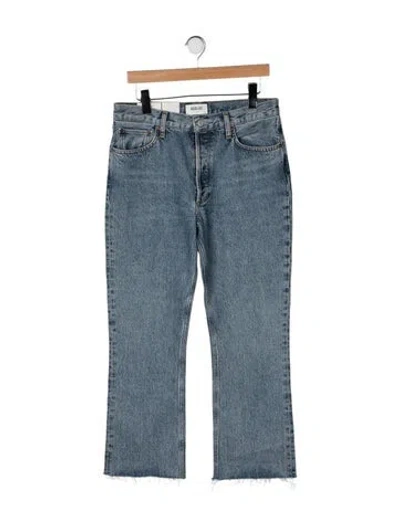 Pre-owned Agolde High-rise Flared Jeans W/ Tags In Blue