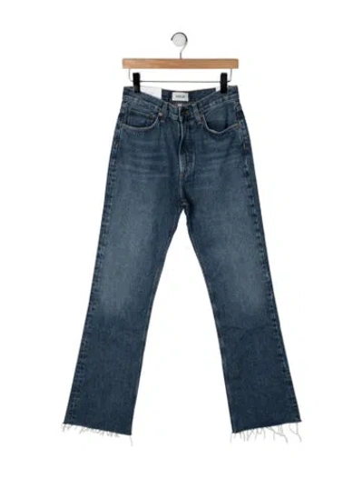 Pre-owned Agolde High-rise Flared Jeans W/ Tags In Blue
