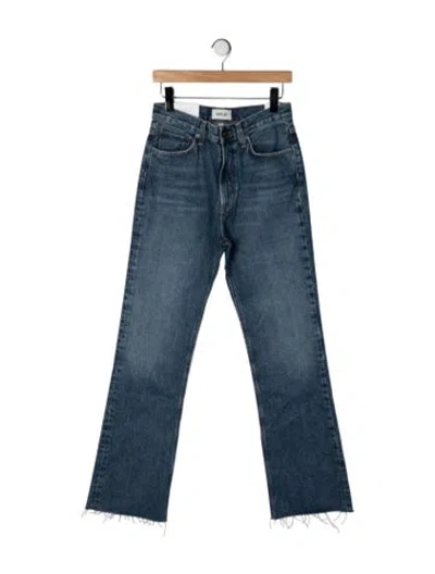 Pre-owned Agolde High-rise Flared Jeans W/ Tags In Blue