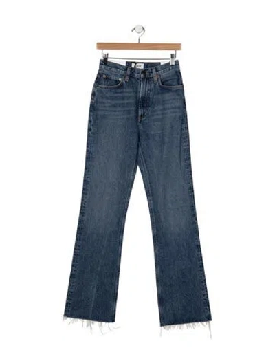 Pre-owned Agolde High-rise Flared Jeans W/ Tags In Blue