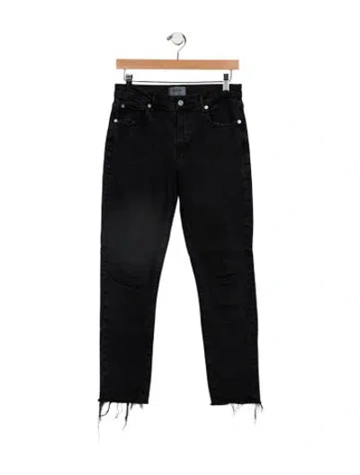 Pre-owned Agolde High-rise Skinny Leg Jeans In Black