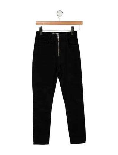 Pre-owned Agolde High-rise Skinny Leg Jeans In Black