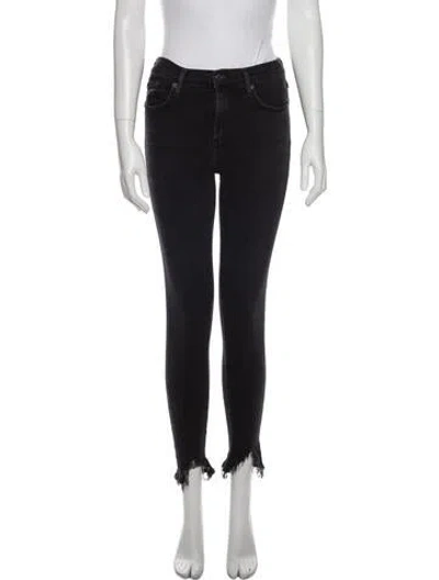 Pre-owned Agolde High-rise Skinny Leg Jeans In Black