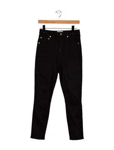 Pre-owned Agolde High-rise Skinny Leg Jeans In Black