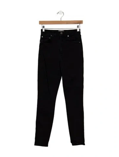 Pre-owned Agolde High-rise Skinny Leg Jeans In Black