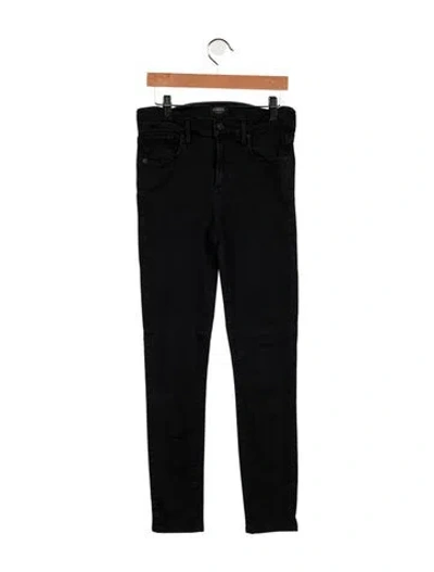 Pre-owned Agolde High-rise Skinny Leg Jeans In Black