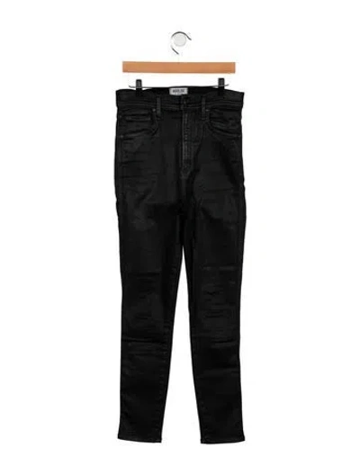 Pre-owned Agolde High-rise Skinny Leg Jeans In Black
