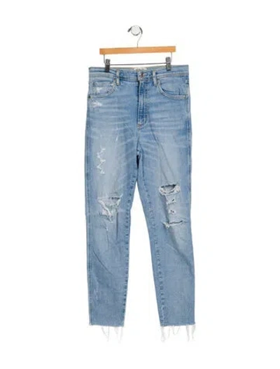 Pre-owned Agolde High-rise Skinny Leg Jeans In Blue