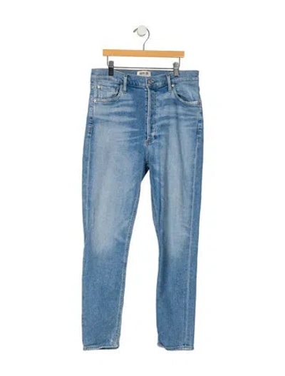 Pre-owned Agolde High-rise Skinny Leg Jeans In Blue