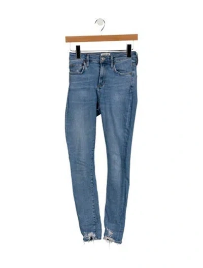 Pre-owned Agolde High-rise Skinny Leg Jeans In Blue