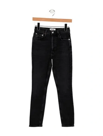Pre-owned Agolde High-rise Skinny Leg Jeans In Blue