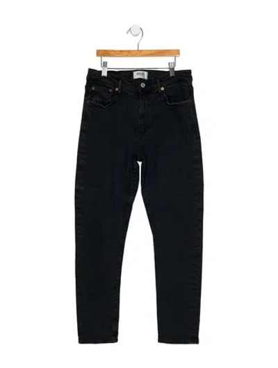 Pre-owned Agolde High-rise Skinny Leg Jeans In Blue