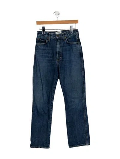 Pre-owned Agolde High-rise Skinny Leg Jeans In Blue
