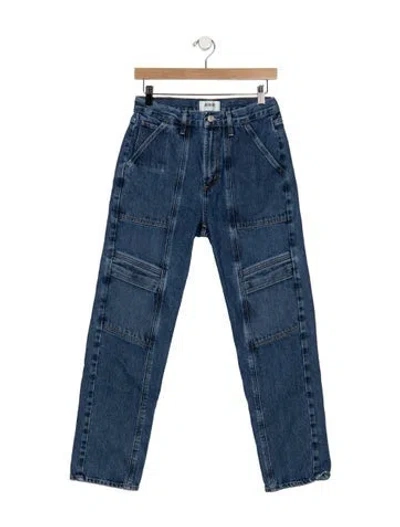 Pre-owned Agolde High-rise Skinny Leg Jeans In Blue