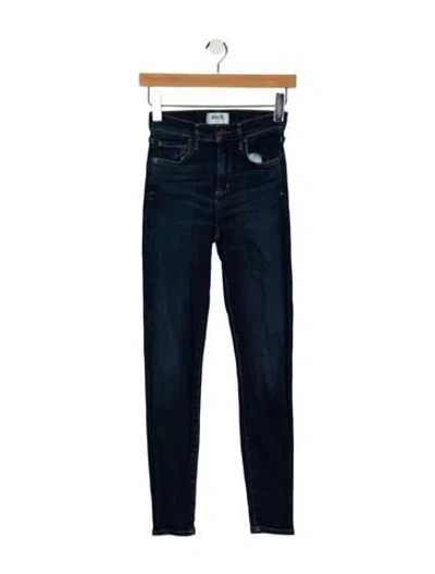 Pre-owned Agolde High-rise Skinny Leg Jeans In Blue