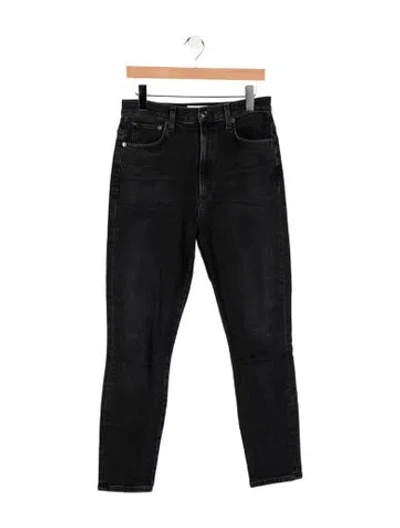 Pre-owned Agolde High-rise Skinny Leg Jeans In Blue