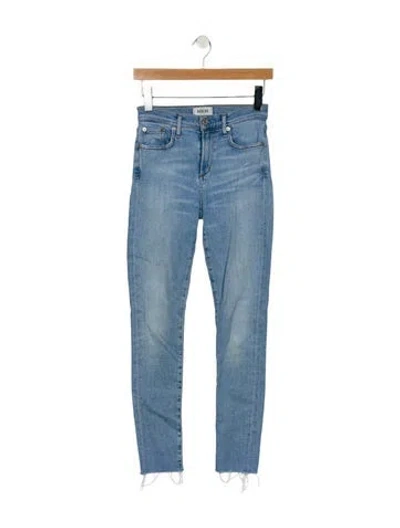 Pre-owned Agolde High-rise Skinny Leg Jeans In Blue