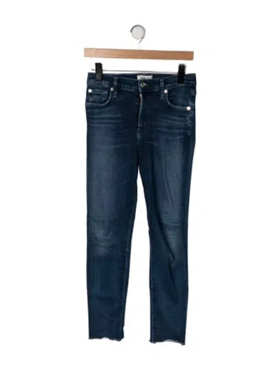 Pre-owned Agolde High-rise Skinny Leg Jeans In Blue