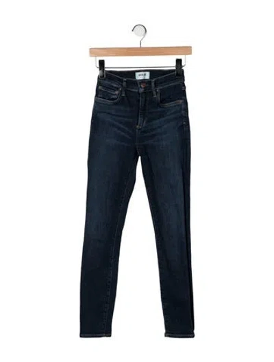 Pre-owned Agolde High-rise Skinny Leg Jeans In Blue