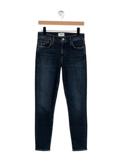 Pre-owned Agolde High-rise Skinny Leg Jeans In Blue