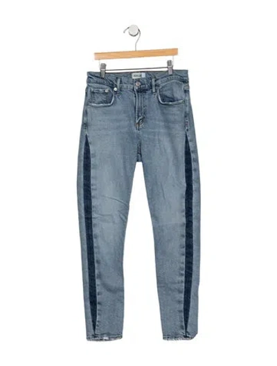 Pre-owned Agolde High-rise Skinny Leg Jeans In Blue