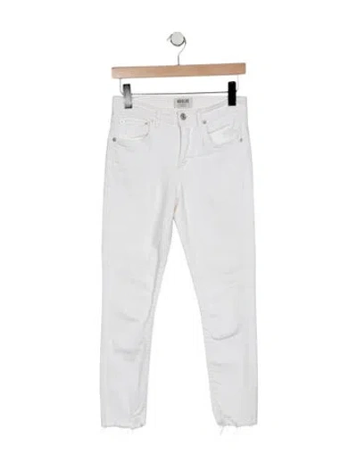 Pre-owned Agolde High-rise Skinny Leg Jeans In Blue