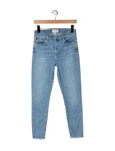 Pre-owned Agolde High-rise Skinny Leg Jeans In Blue