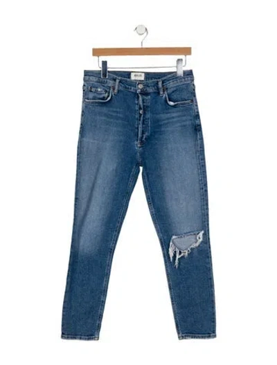 Pre-owned Agolde High-rise Skinny Leg Jeans In Multi