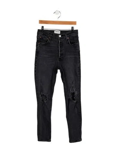 Pre-owned Agolde High-rise Skinny Leg Jeans In Multi