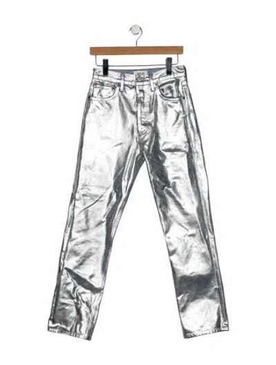 Pre-owned Agolde High-rise Straight Leg Jeans