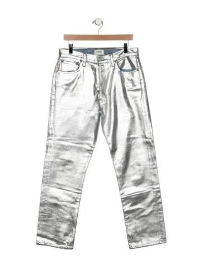 Pre-owned Agolde High-rise Straight Leg Jeans